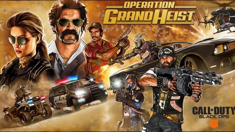 Call of Duty: Black Ops 4 Operation Grand Heist oynanış videosu Call of Duty: Black Ops 4 Operation Grand Heist oynanış videosu