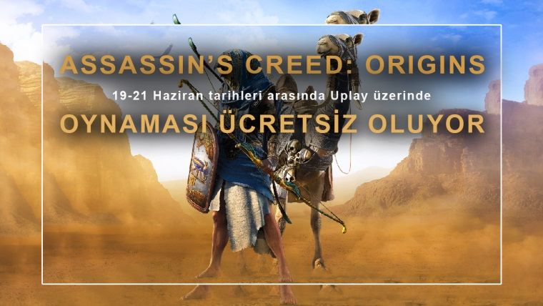 Assassin's Creed: Origins bu hafta sonu ücretsiz oluyor Assassin's Creed: Origins bu hafta sonu ücretsiz oluyor