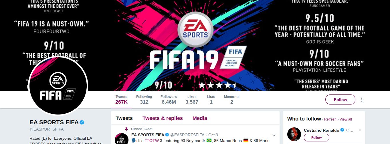 EA: Ronaldo hakkındaki tecavüz iddialarını takip ediyoruz EA: Ronaldo hakkındaki tecavüz iddialarını takip ediyoruz