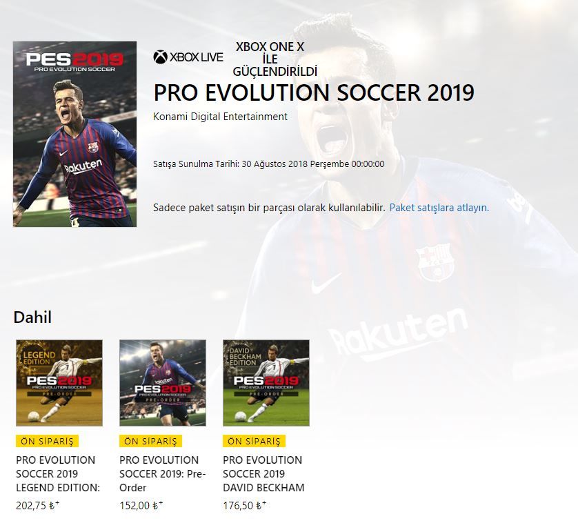 Pro Evolution Soccer 2019, PS Store satış fiyatına zam geldi - 1 Pro Evolution Soccer 2019, PS Store satış fiyatına zam geldi - 1