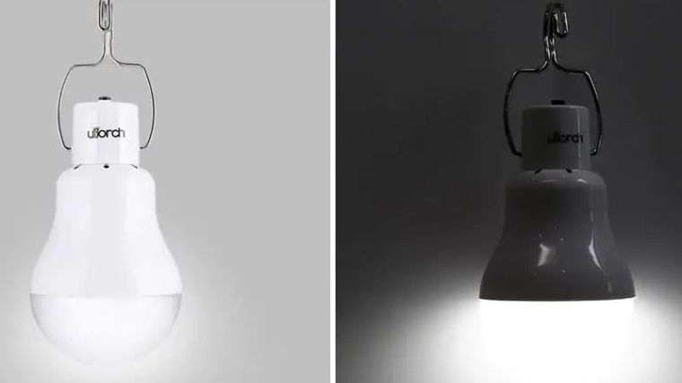 Utorch 130lm LED Ampul Işık, Güneş Enerjili Lamba Utorch 130lm LED Ampul Işık, Güneş Enerjili Lamba
