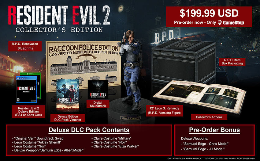 Resident Evil 2 Remake Collector’s Edition içeriği dolu dolu Resident Evil 2 Remake Collector’s Edition içeriği dolu dolu