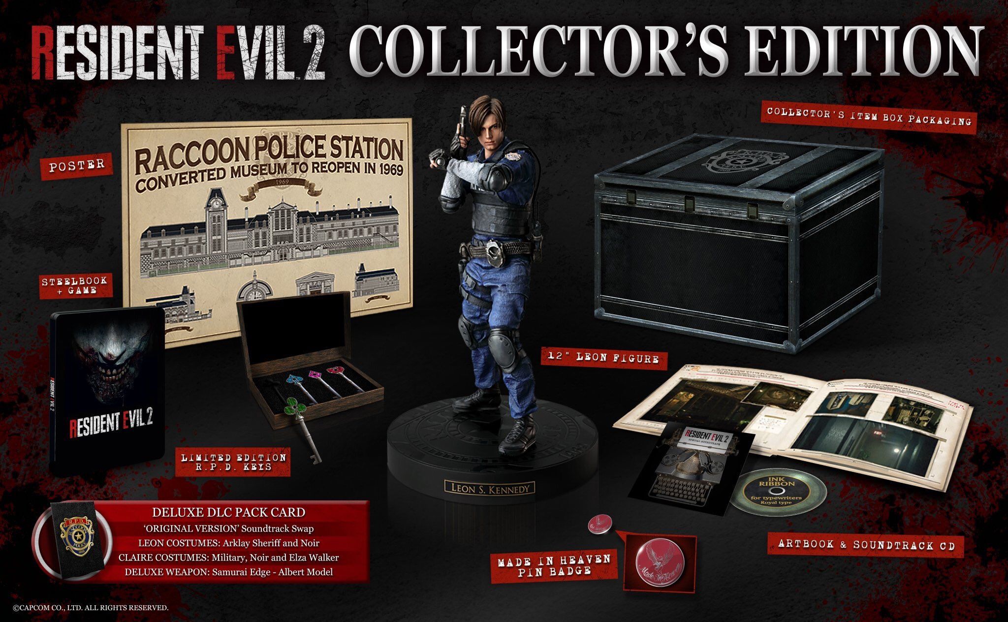 Resident Evil 2'nin koleksiyoncu sürümünde adeta yok yok Resident Evil 2'nin koleksiyoncu sürümünde adeta yok yok