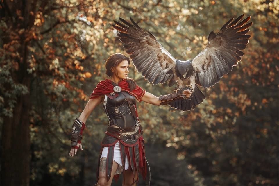 Assassin's Creed Odyssey Kassandra Cosplay'i muazzam görünüyor - 3