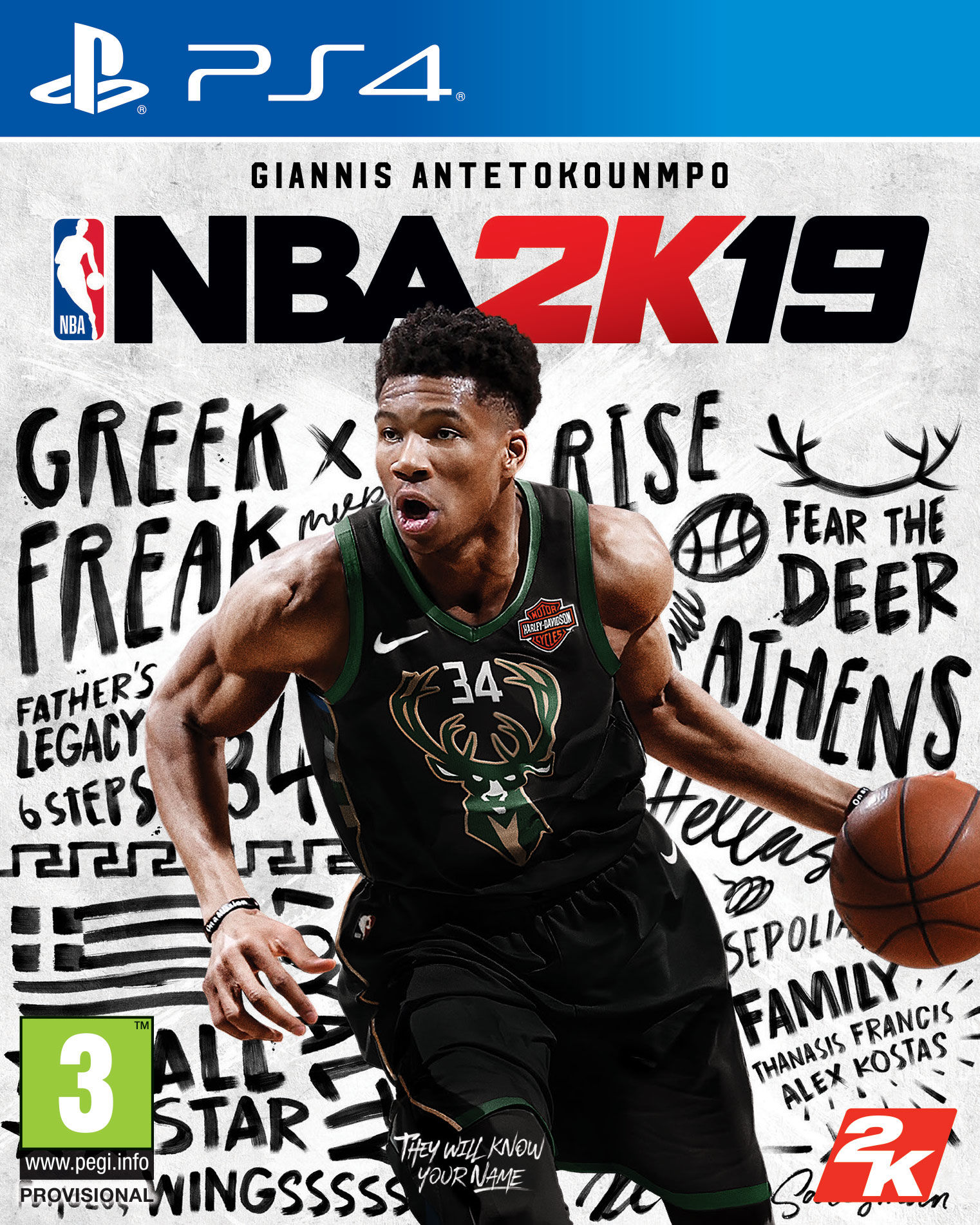 NBA 2K19'un kapğına yıldız oyuncu Giannis Antetokounmpo seçildi NBA 2K19'un kapğına yıldız oyuncu Giannis Antetokounmpo seçildi