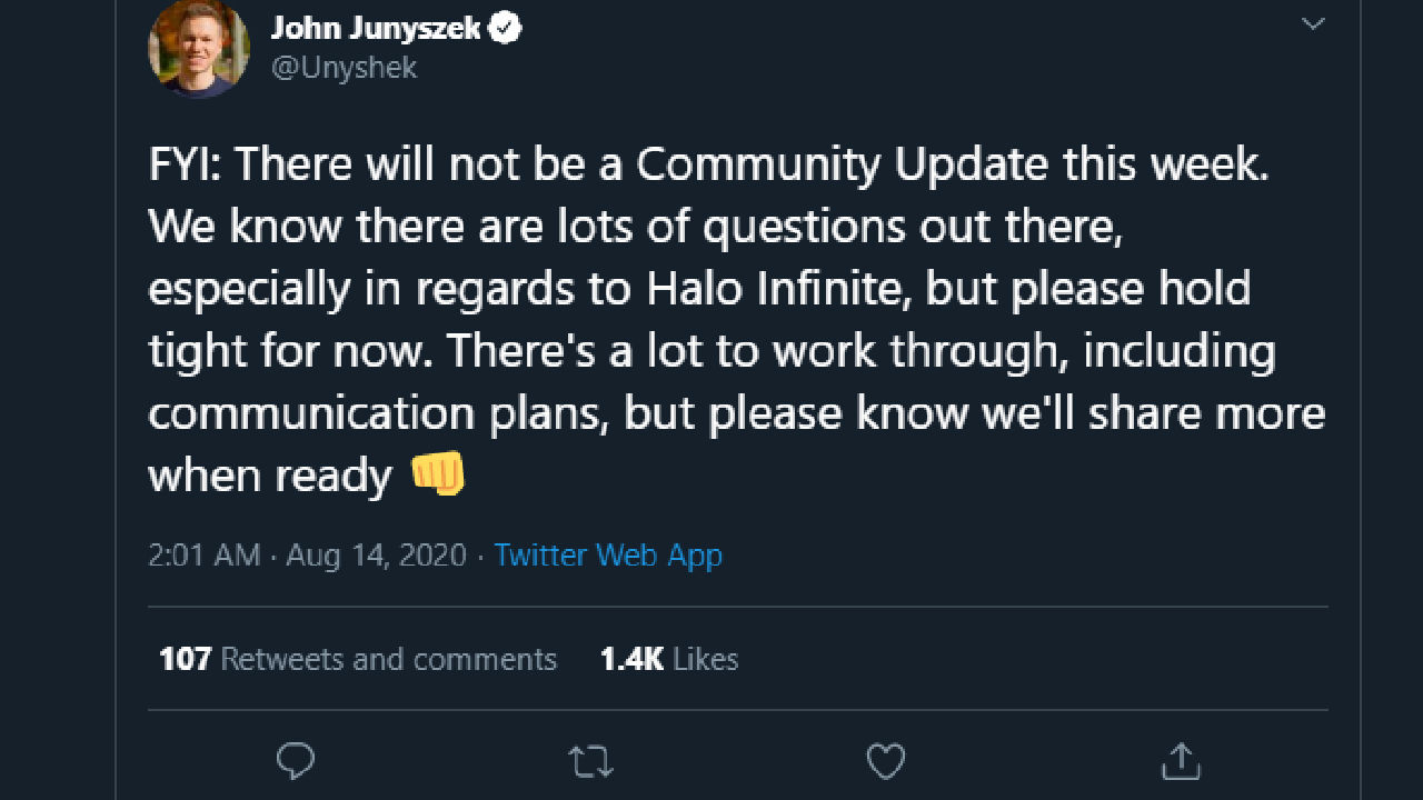 Halo Infinite geliştiricileri soruları yanıtlayamıyor Halo Infinite geliştiricileri soruları yanıtlayamıyor
