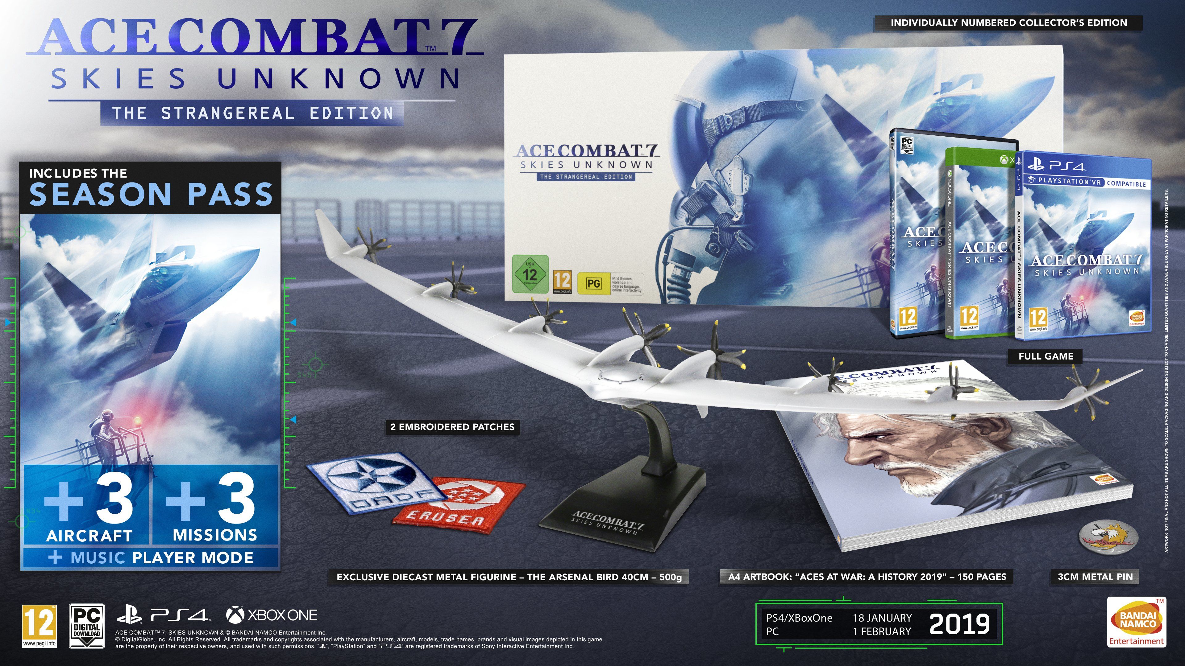 Ace Combat 7: Skies Unknown collector's edition duyuruldu Ace Combat 7: Skies Unknown collector's edition duyuruldu