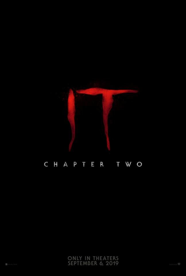It: Chapter Two filminin ilk posteri oldukça sade tasarlanmış It: Chapter Two filminin ilk posteri oldukça sade tasarlanmış
