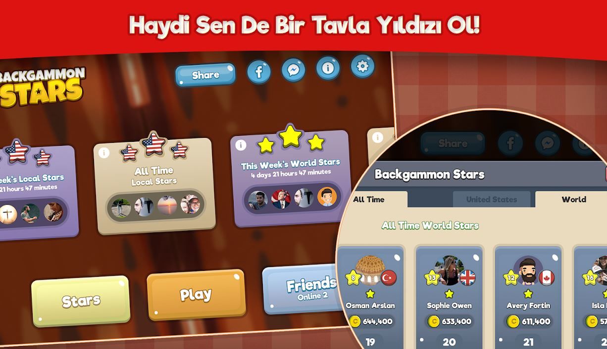 Bu tavla oyunu bağımlılık yapıyor: Backgammon Stars - 5 Bu tavla oyunu bağımlılık yapıyor: Backgammon Stars - 5