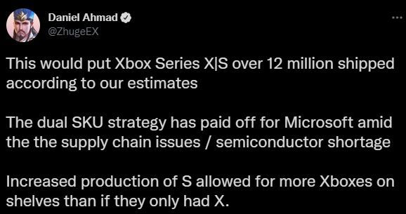 Xbox Series X/S PS5 kadar iyi satış yapabilir Xbox Series X/S PS5 kadar iyi satış yapabilir