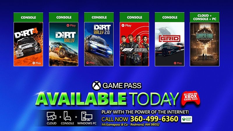 Xbox Game Pass'e altı yeni oyun eklendi Xbox Game Pass