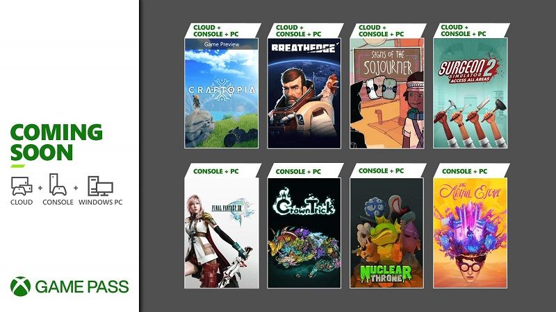 Xbox Game Pass'e sekiz yeni oyun ekleniyor Xbox Game Pass