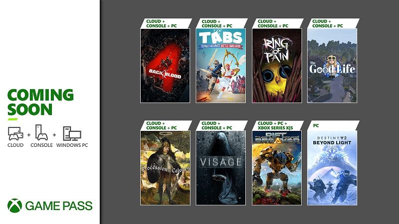 Back 4 Blood ve daha fazlası, Xbox Game Pass