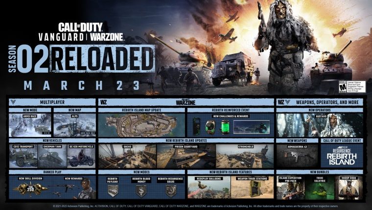 Call of Duty Warzone Sezon 2 Reloaded duyuruldu Call of Duty Warzone Sezon 2 Reloaded duyuruldu