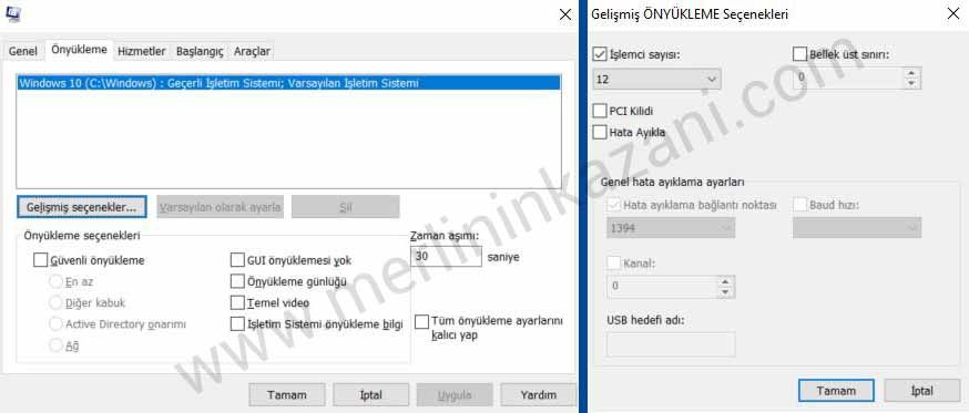 Windows Performans Ayarları Windows Performans Ayarları