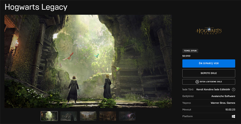 Yeni skandal: Hogwarts Legacy Türkiye fiyatı Yeni skandal: Hogwarts Legacy Türkiye fiyatı