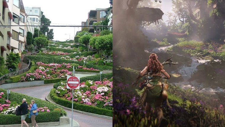 Horizon: Forbidden West ile gerçek mekanları kıyasladılar Horizon: Forbidden West ile gerçek mekanları kıyasladılar
