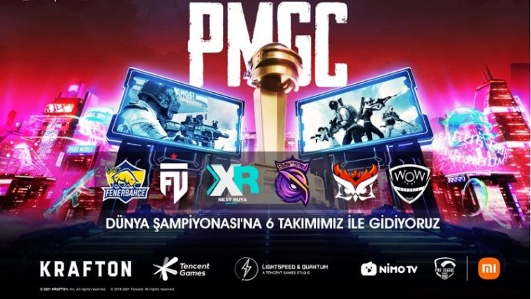 PUBG MOBILE Dünya Şampiyonası'na Türkiye’den altı takım gidiyor PUBG MOBILE Dünya Şampiyonası'na Türkiye’den altı takım gidiyor