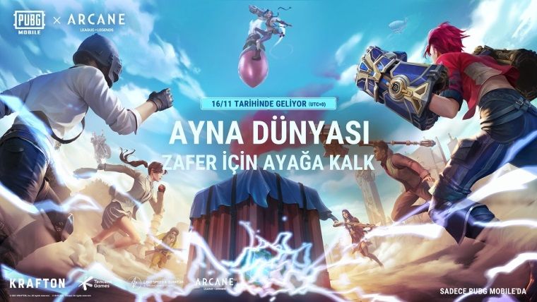 PUBG MOBILE 1.7 güncellemesiyle Arcane içerikleri oyuna eklendi PUBG MOBILE 1.7 güncellemesiyle Arcane içerikleri oyuna eklendi