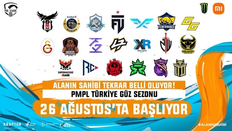 2,8 milyon TL ödüllü 2022 PMPL Türkiye Güz Sezonu başlıyor
