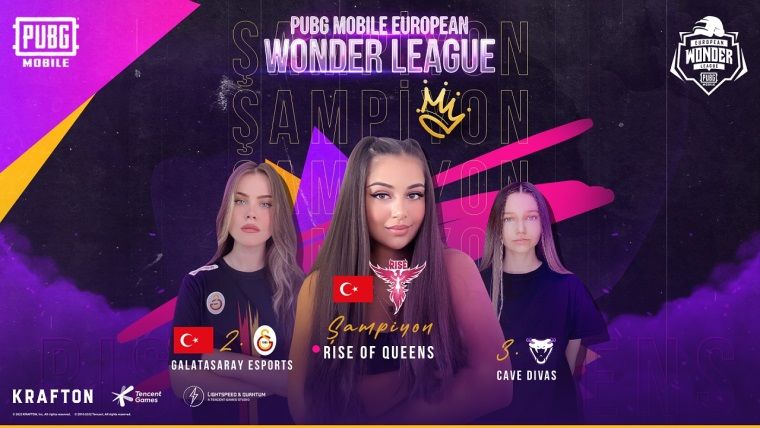 PUBG MOBILE kadınlar turnuvasında Türk takımı şampiyon oldu PUBG MOBILE kadınlar turnuvasında Türk takımı şampiyon oldu