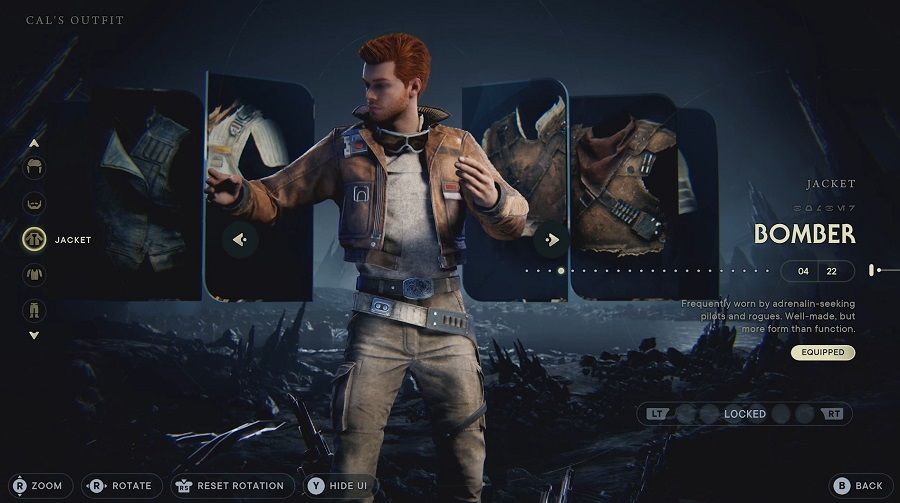 Jedi Survivor karakter yaratma ekranı Jedi Survivor karakter yaratma ekranı