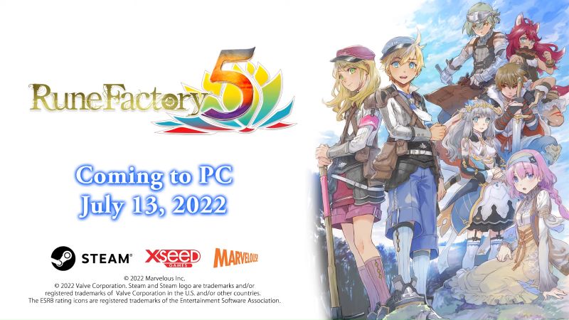Rune Factory 5 Steam ön siparişi açıldı Rune Factory 5 Steam ön siparişi açıldı