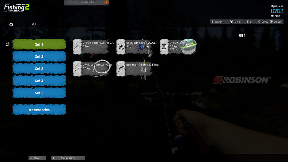 Ultimate Fishing Simulator 2 envanter sekmesi Ultimate Fishing Simulator 2 inventory tab