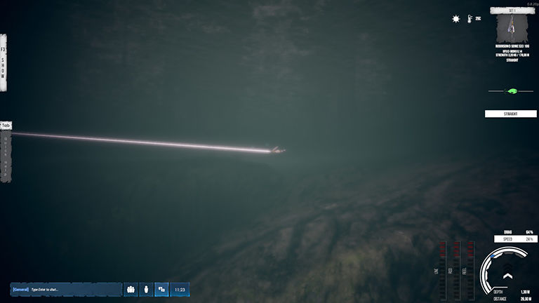Su altı kamerası oldukça hoş Ultimate Fishing Sim 2 su altı kamerası