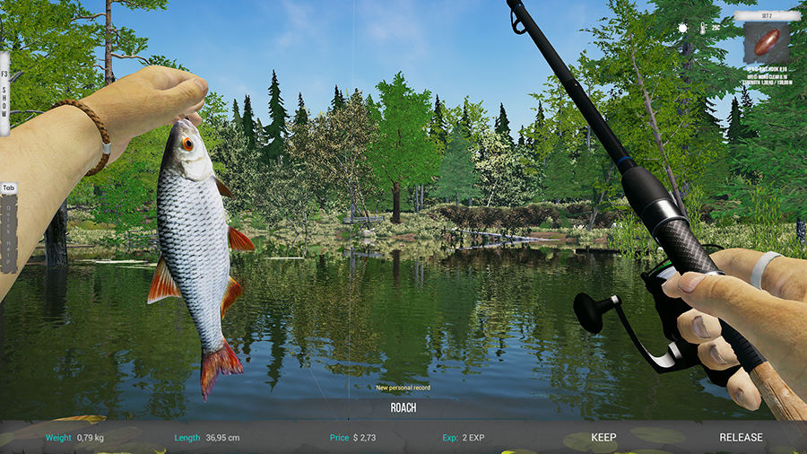 Ultimate Fishing Simulator 2 İnceleme Ultimate Fishing Simulator 2 balık yakalama görüntüsü