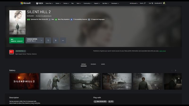 Silent Hill 2 Remake Xbox İçin Yayında Silent Hill 2 Remake Xbox İçin Yayında