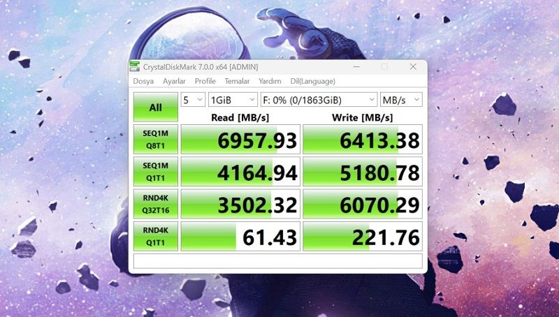 Kioxia Exceria Pro NVMe SSD inceleme - 5 Kioxia Exceria Pro NVMe SSD inceleme - 5
