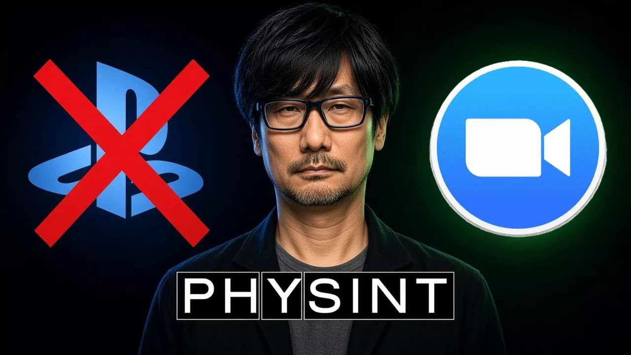 PlayStation PHYSINT'in Fişini Zoom Görüşmesinde Çekmiş PlayStation PHYSINT'in Fişini Zoom Görüşmesinde Çekmiş
