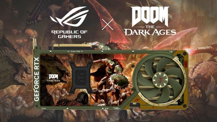 ROG RTX 5080 DOOM EDITION Bundle Tanıtıldı ROG RTX 5080 DOOM EDITION Bundle Tanıtıldı