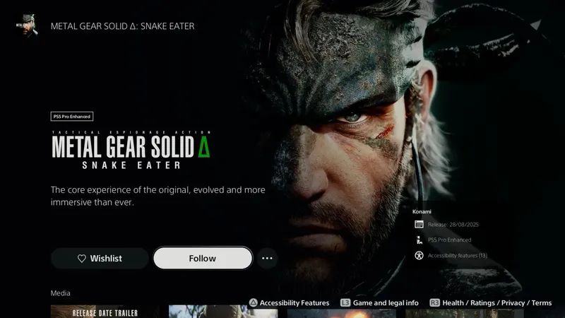 Metal Gear Solid Delta: Snake Eater Çıkış Tarihi Ortaya Çıktı Metal Gear Solid Delta: Snake Eater Çıkış Tarihi Ortaya Çıktı