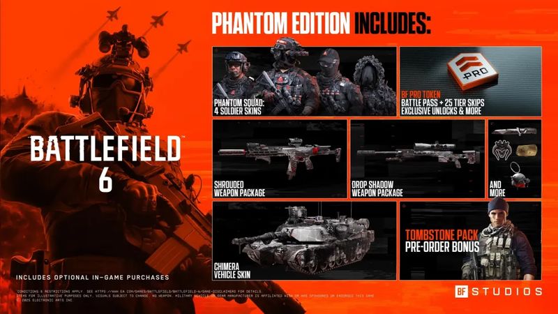 Battlefield 6 Phantom Sürümüne Özel Ödüller Açıklandı Battlefield 6 Phantom Sürümüne Özel Ödüller Açıklandı