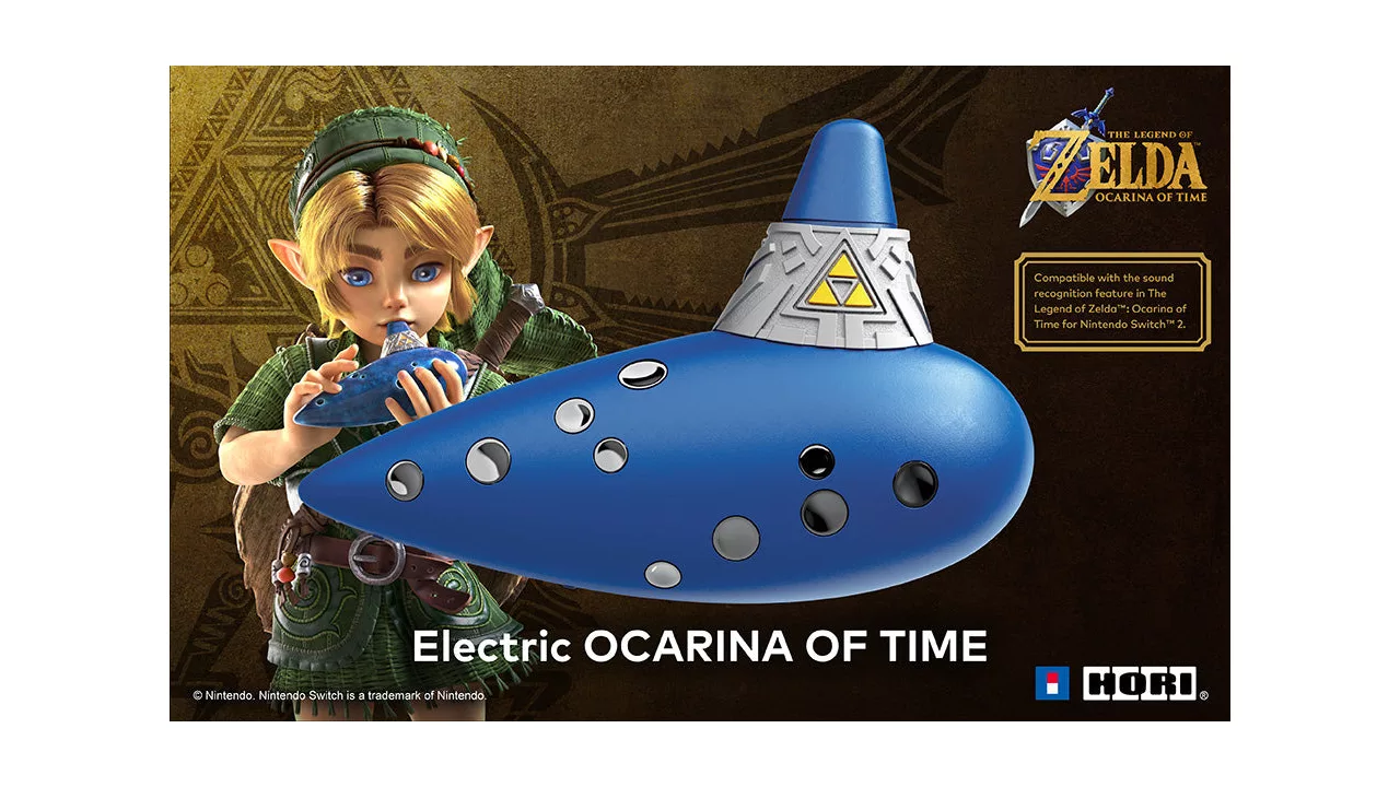Hori’nin Zelda Temalı Elektronik Okarinası Ön Siparişe Açıldı Hori’nin Zelda Temalı Elektronik Okarinası Ön Siparişe Açıldı