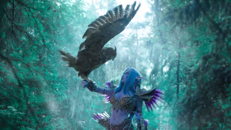 Baykuş kullanılan cosplay çalışması göz dolduruyor Baykuş kullanılan cosplay çalışması göz dolduruyor