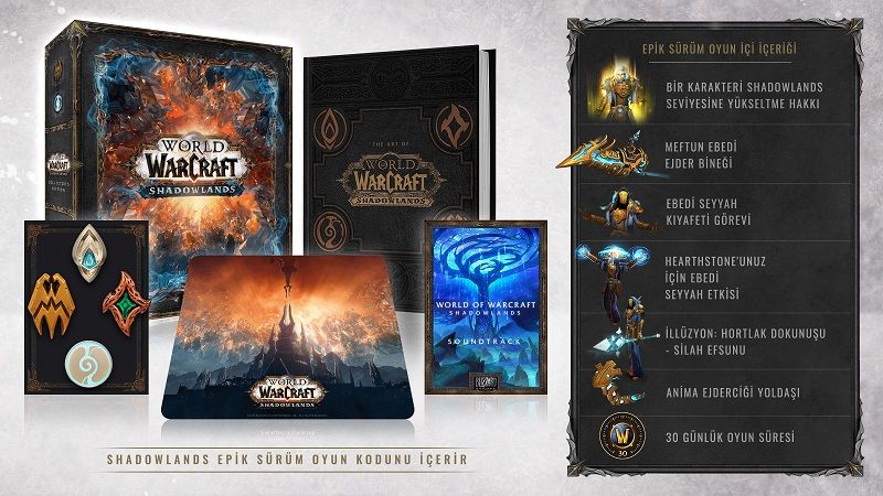 World of Warcraft Shadowlands Koleksiyon Sürümü detayları açıklandı World of Warcraft Shadowlands Koleksiyon Sürümü detayları açıklandı