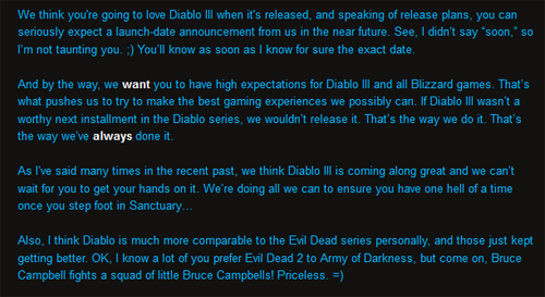 Diablo 3'ün çıkış tarihi yakın zamanda açıklanabilir - 2 Diablo 3'ün çıkış tarihi yakın zamanda açıklanabilir - 2