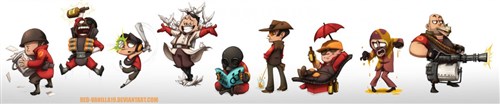 Team Fortress 2 karakterlerinin küçüklüklerini merak ediyor musunuz? - 2