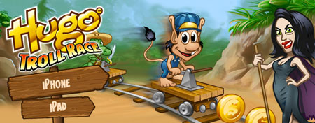 Hugo Troll Race, iOS'a geliyor Hugo Troll Race, iOS'a geliyor