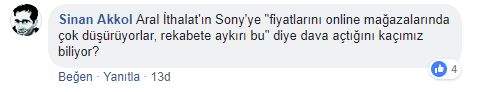 Sony Eurasia, düşük oyun fiyatlarından ötürü Aral tarafından dava edildi - 1