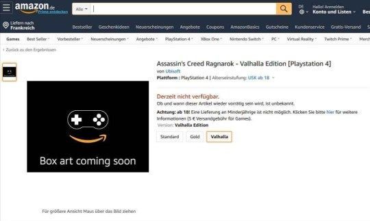 Yeni Assassin's Creed oyununun adı Amazon'da ortaya çıktı Yeni Assassin's Creed oyununun adı Amazon'da ortaya çıktı