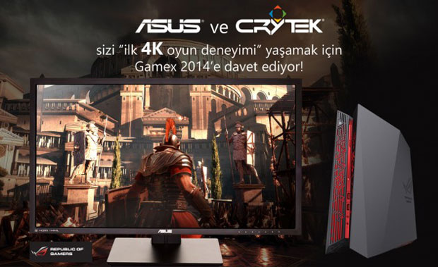 ASUS ve Crytek, 4K oyun deneyimini ilk kez GameX'te yaşatacak! - 2 ASUS ve Crytek, 4K oyun deneyimini ilk kez GameX'te yaşatacak! - 2
