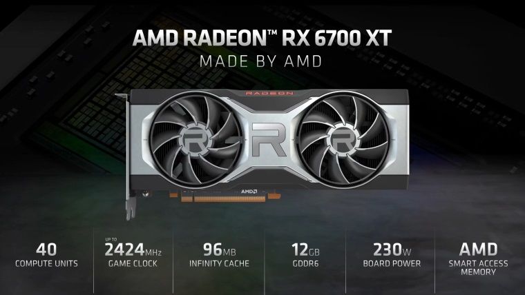 AMD RX 6700 XT ekran kartı resmi olarak tanıtıldı AMD RX 6700 XT ekran kartı resmi olarak tanıtıldı
