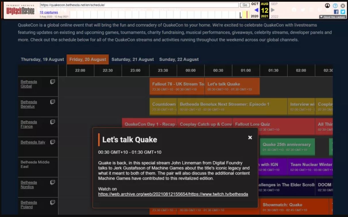 Quakecon 2021 orijinal Quake ile ilgili havadisler getirebilir Quakecon 2021