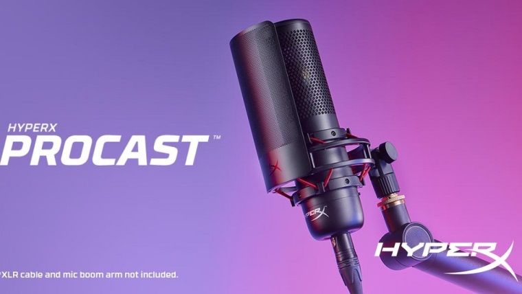 HyperX ProCast XLR mikrofonu duyuruldu HyperX ProCast XLR mikrofonu duyuruldu
