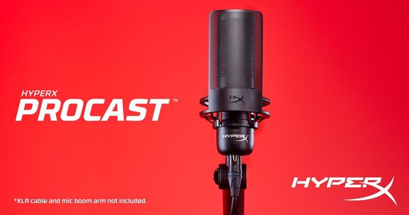 HyperX ProCast XLR mikrofonu duyuruldu HyperX ProCast XLR mikrofonu duyuruldu