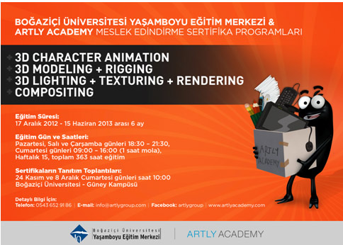 3D animasyon sertifika programları başlıyor - 2 3D animasyon sertifika programları başlıyor - 2